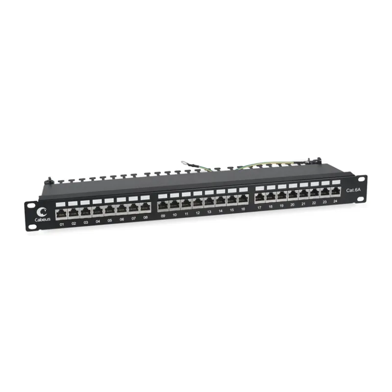 Патч-панель Cabeus PL-24-Cat.6a-SH-Dual