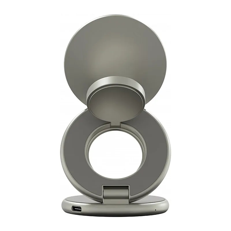 Беспроводное зарядное устройство Magssory Signature Disc Pro 3 в 1 для Apple Titan (WCH073t)