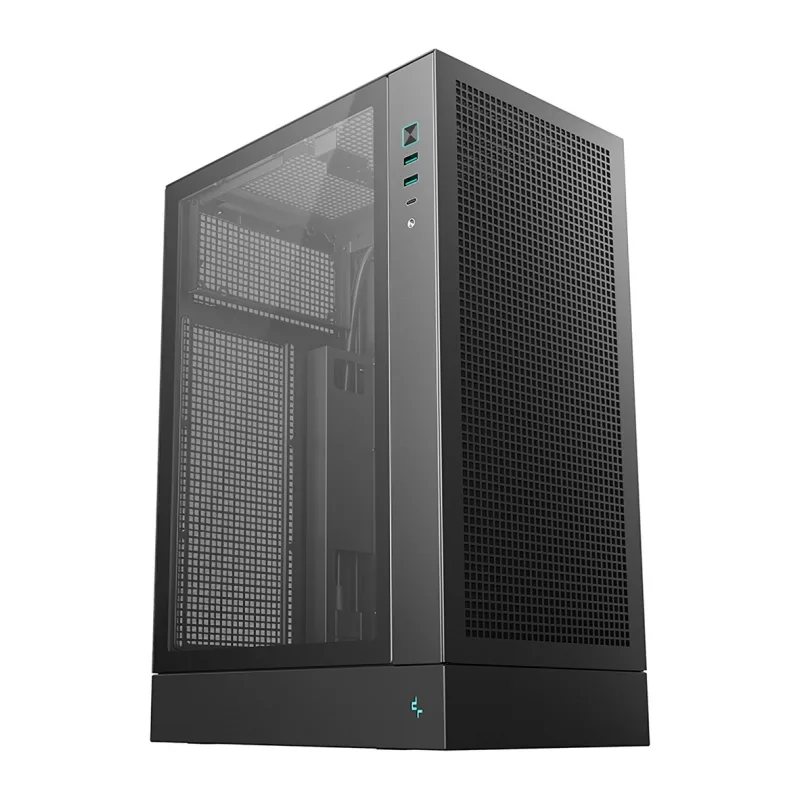 Корпус DeepCool CH170 Plus miniITX без БП черный (R-CH170-BKNGM0-G)