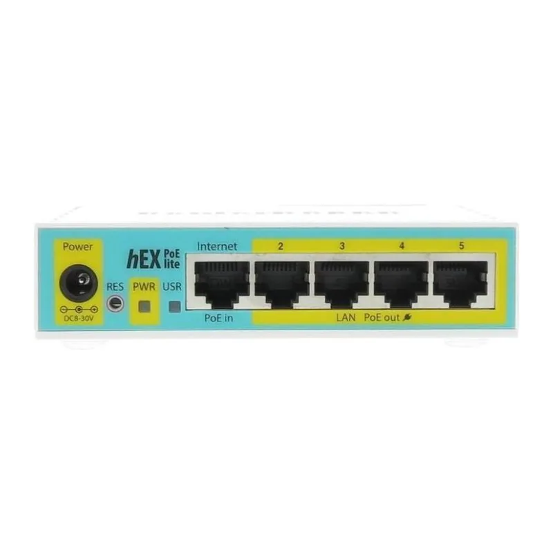 Маршрутизатор MikroTik RB750UPr2 (4UTP 10/100Mbps, 1WAN, USB, 1PoE)