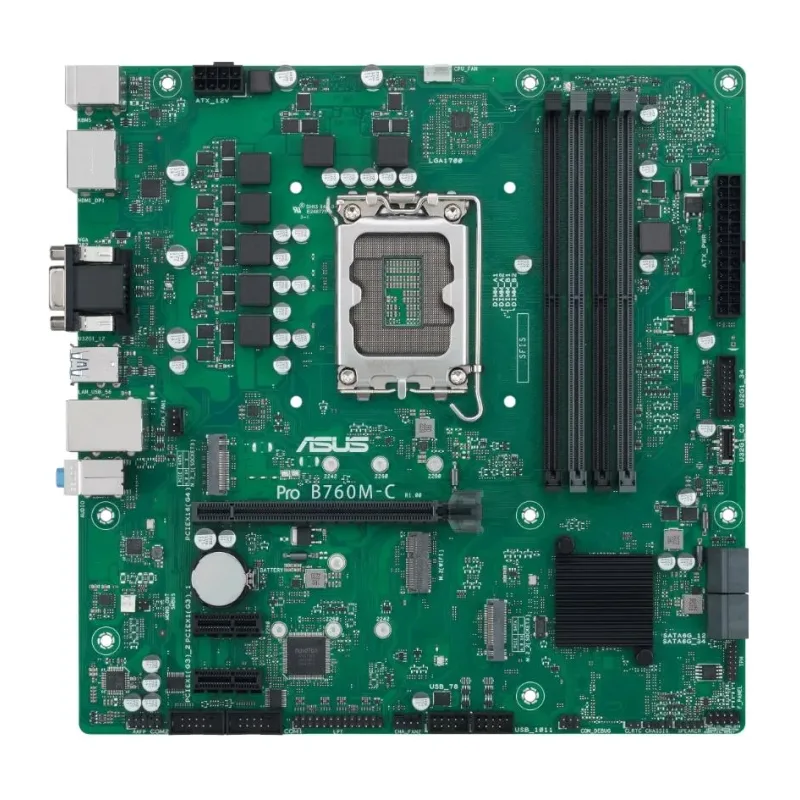 Материнская плата ASUS Pro B760M-C-CSM (90MB1DX0-M0EAYC)