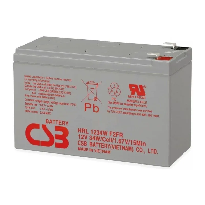 Аккумулятор для ИБП CSB HRL1234W 12V/9Ah