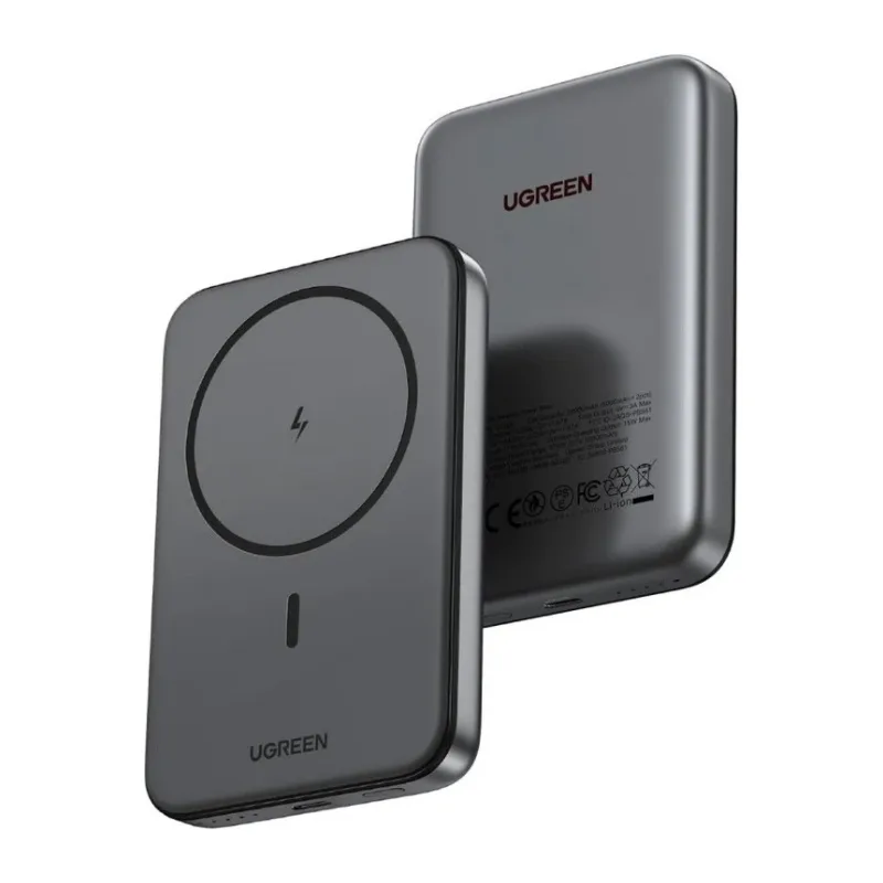 Портативное зарядное устройство Ugreen PB561 Gray (25919)