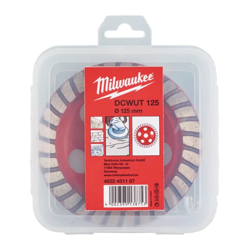 Чашка алмазная Milwaukee DCWUT 125мм (4932451187)