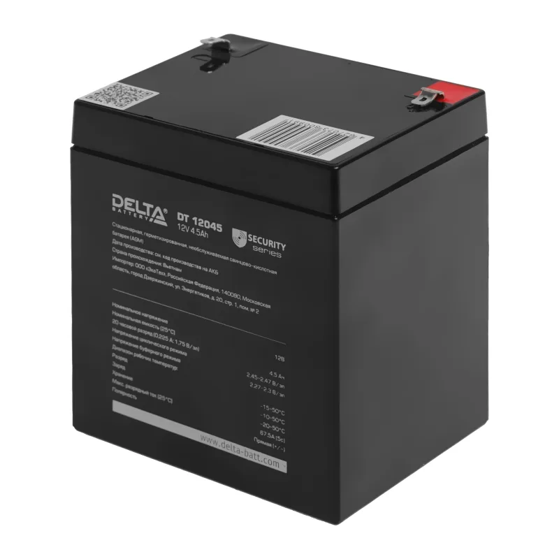 Аккумулятор для ИБП Delta 12V/4.5Ah (DT 12045)