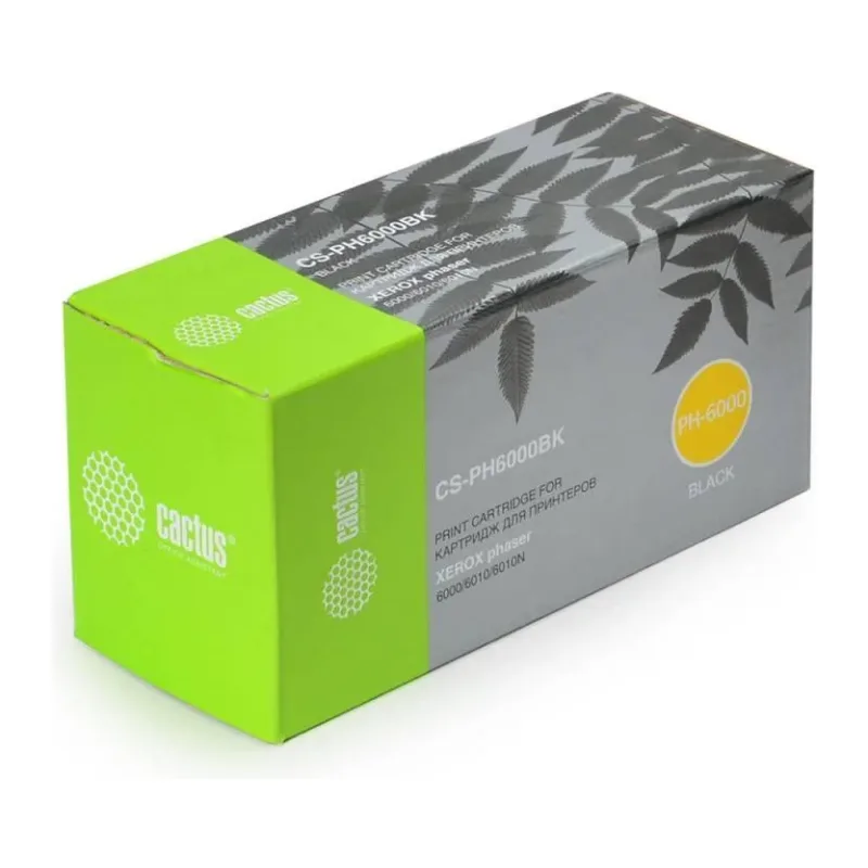 Картридж Cactus CS-PH6000BK Black
