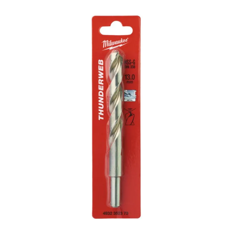 Сверло по металлу Milwaukee Thunderweb HSS-G 13x151мм (4932352373)