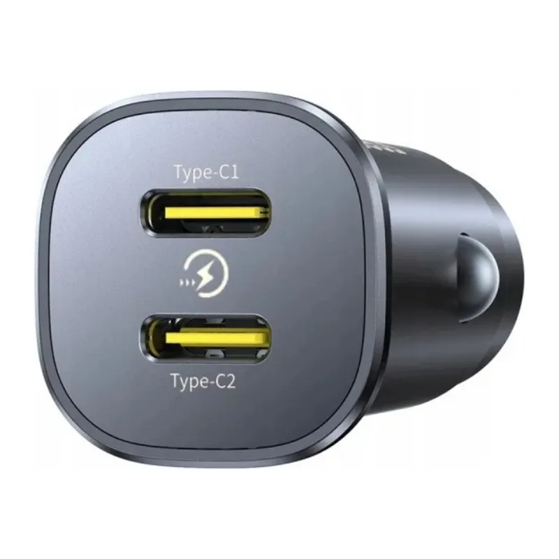 Автомобильное зарядное Baseus BS-C15C2 GoTrip DP1 Car Charger C+C 30W Cosmic Black (C00072300123-01)