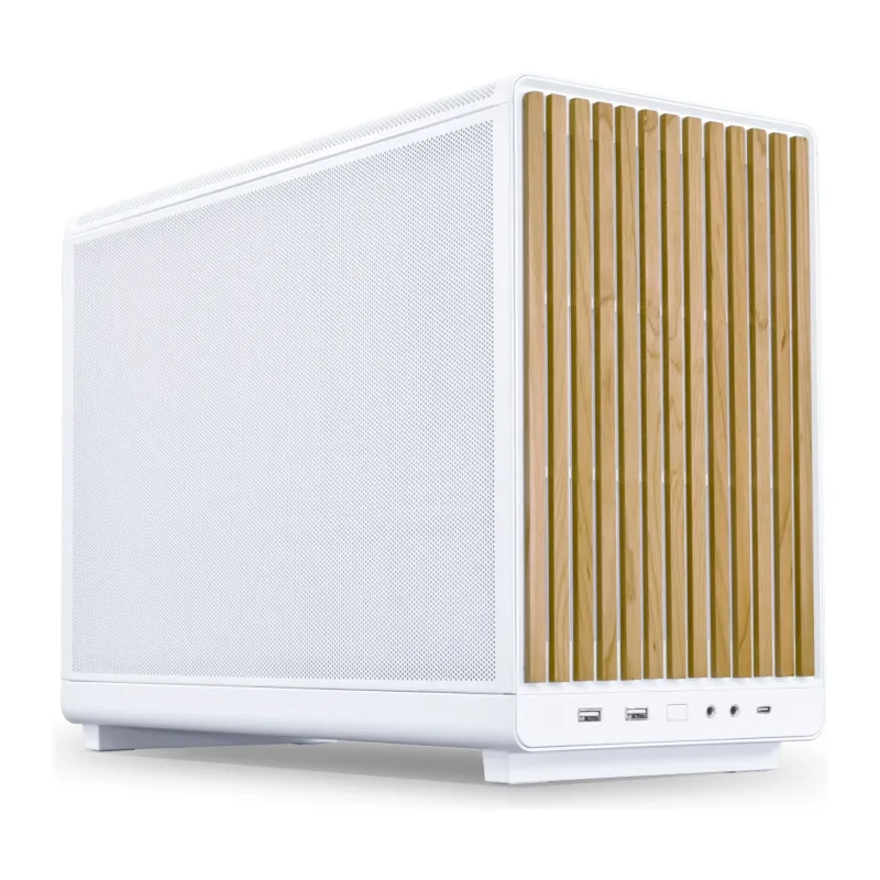 Корпус Lian Li A3-mATX без БП White/Wood (G99.A3W-WD.00)