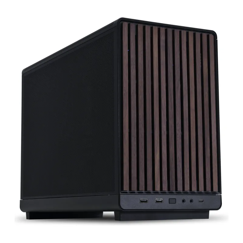 Корпус Lian Li A3-mATX без БП Black/Wood (G99.A3X-WD.00)