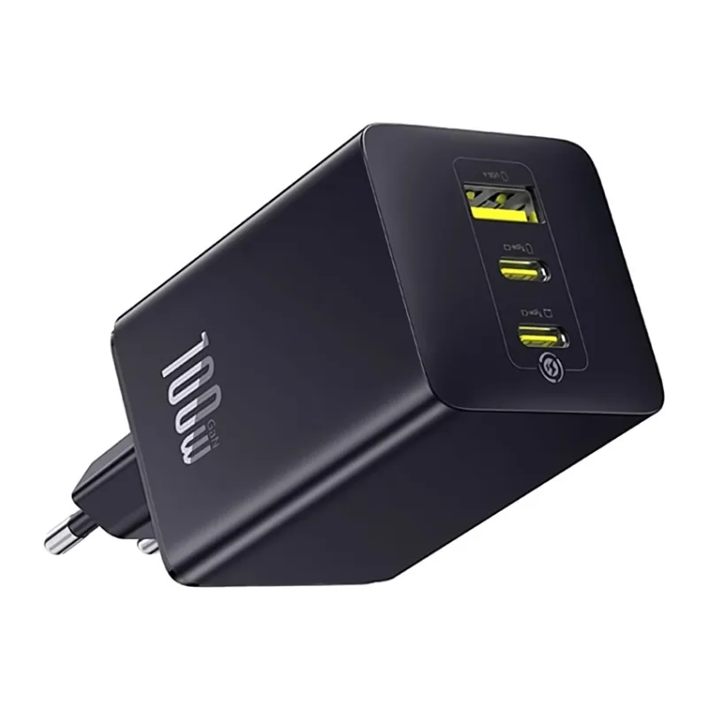 Сетевое зарядное устройство Baseus FE11 Fast Charger 2C+U 100W EU Cosmic Black (P10182102123-00)