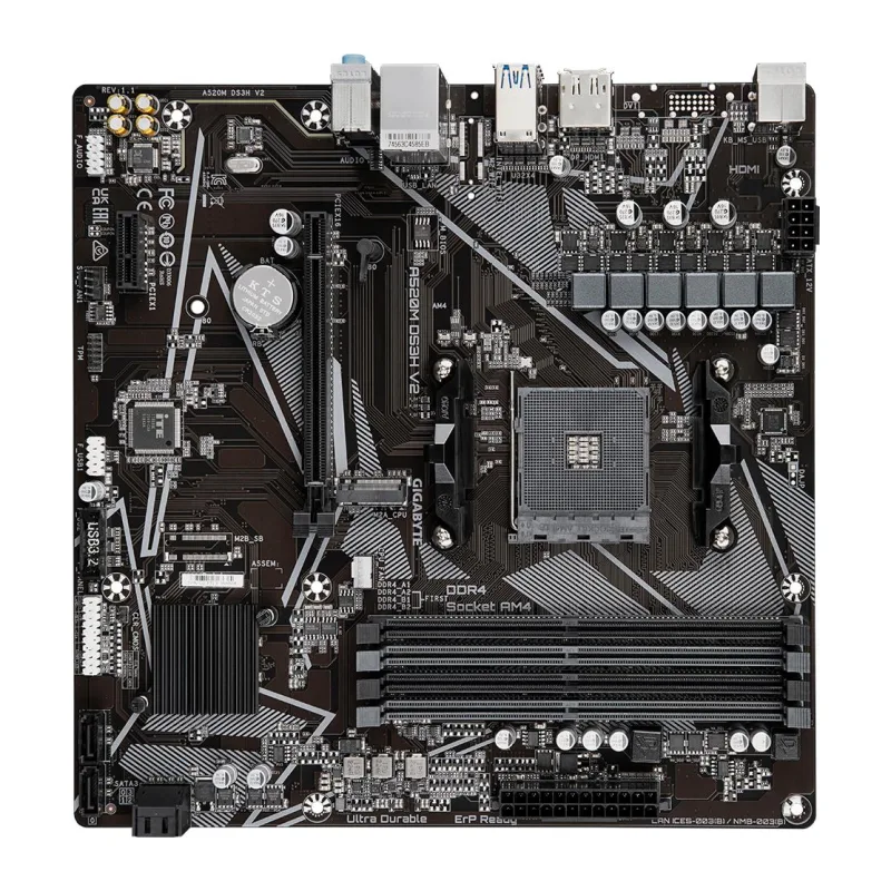 Материнская плата GigaByte A520M DS3H V2 rev. 1.0