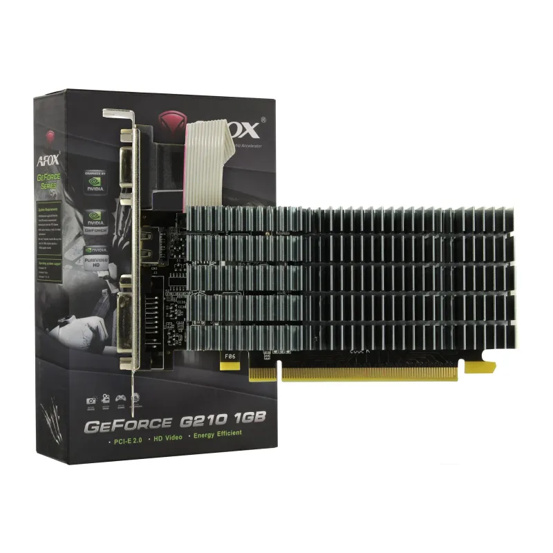 Видеокарта AFOX GeForce G210 1GB GDDR2 (AF210-1024D2LG2)