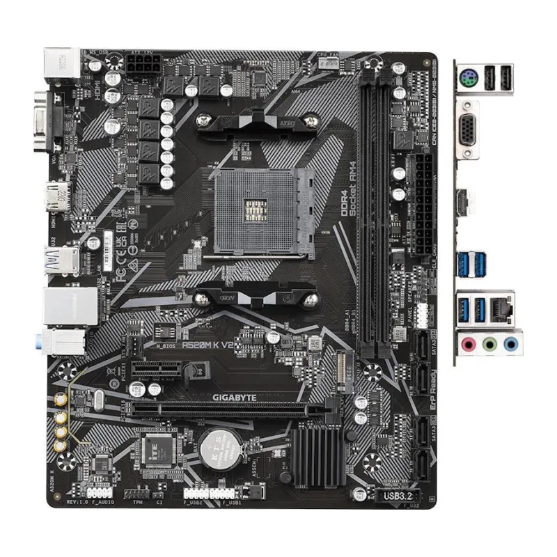 Материнская плата Gigabyte A520M K V2 AM4 mATX