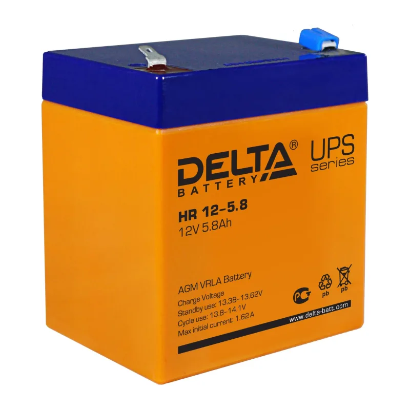 Аккумулятор для ИБП Delta HR 12-5.8