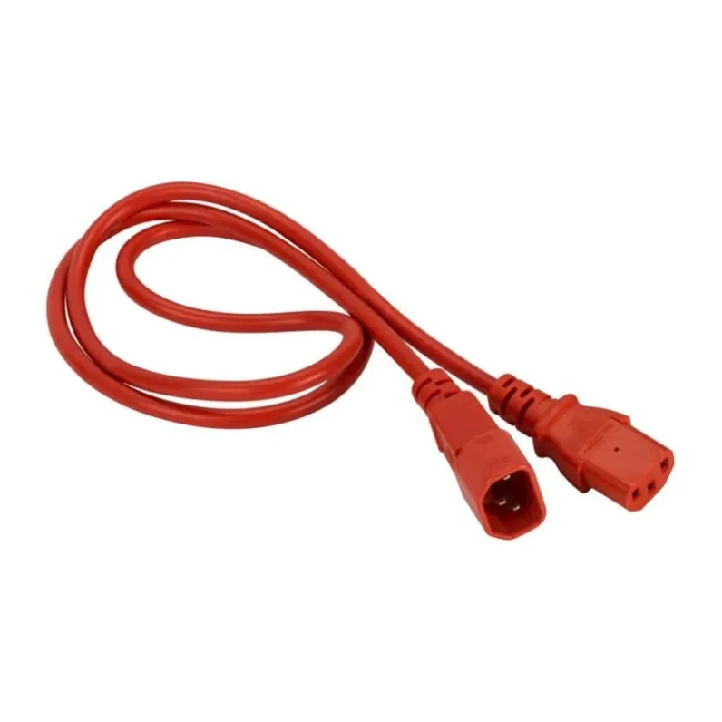 Шнур питания Lanmaster LAN-PP13/14-5.0-RD красный