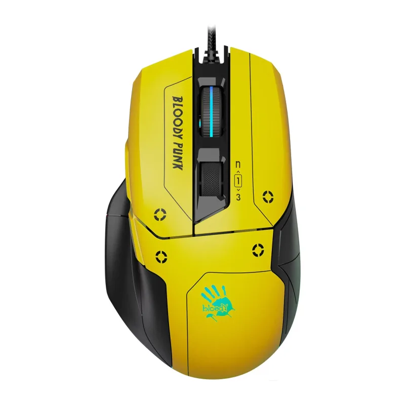 Мышь A4Tech Bloody W70 Max желтый