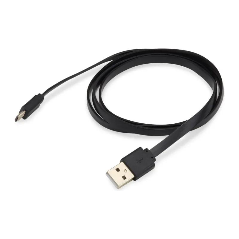 Кабель Buro BHP USB (m)-micro USB (m) 1м плоский черный