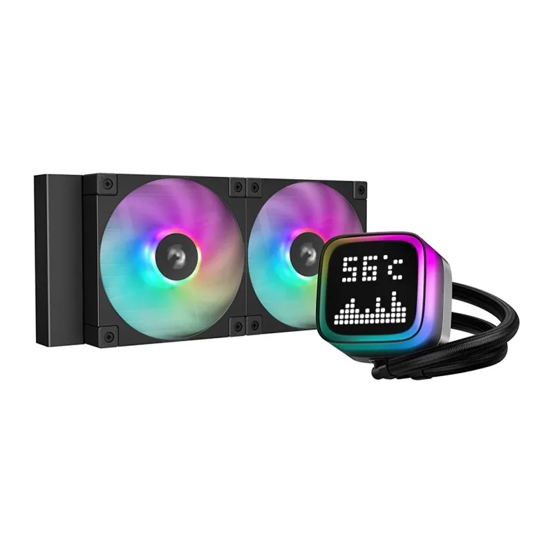 Система жидкостного охлаждения для процессора DeepCool LP240 Black (R-LP240-BKMSNC-G-1)