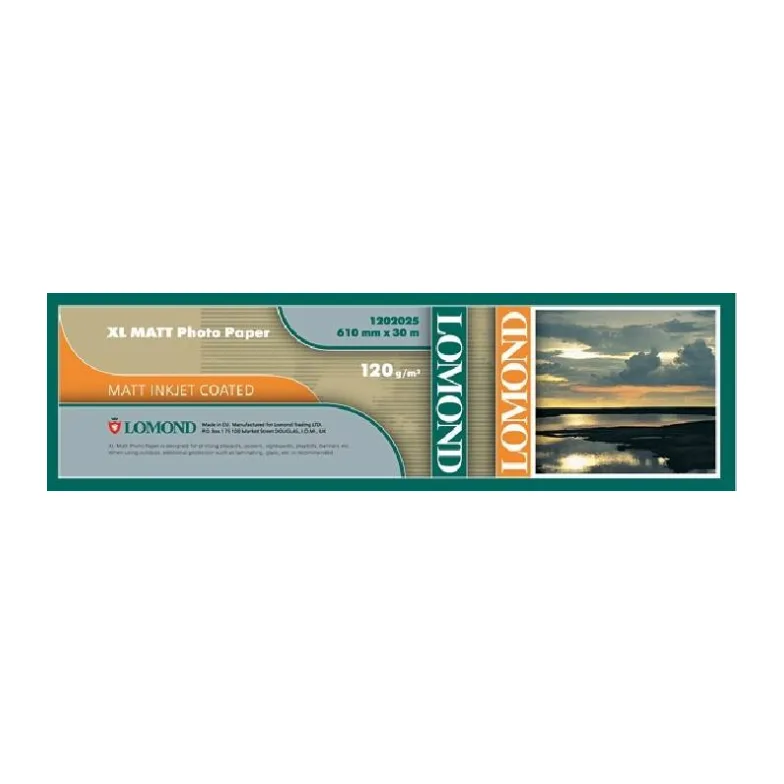Фотобумага Lomond XL CAD&GIS Paper 610 мм х 30 м 120 г/м2 1202025