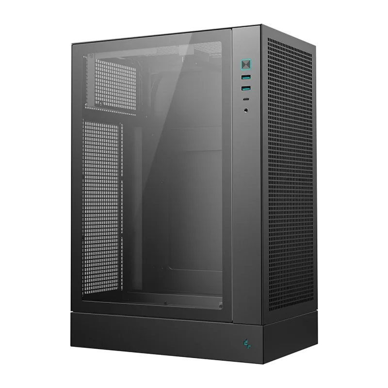Корпус DeepCool CH170 Plus miniITX без БП черный (R-CH170-BKNGM0-G)