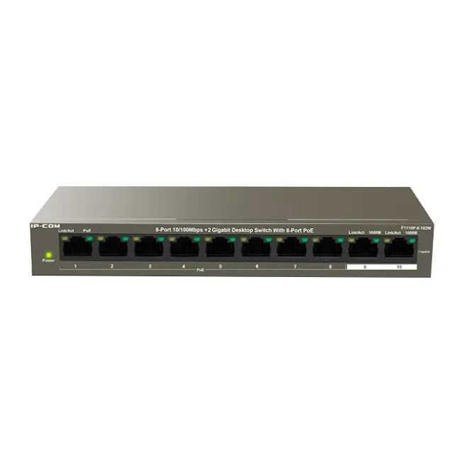 Коммутатор IP-Com F1110P-8-102W
