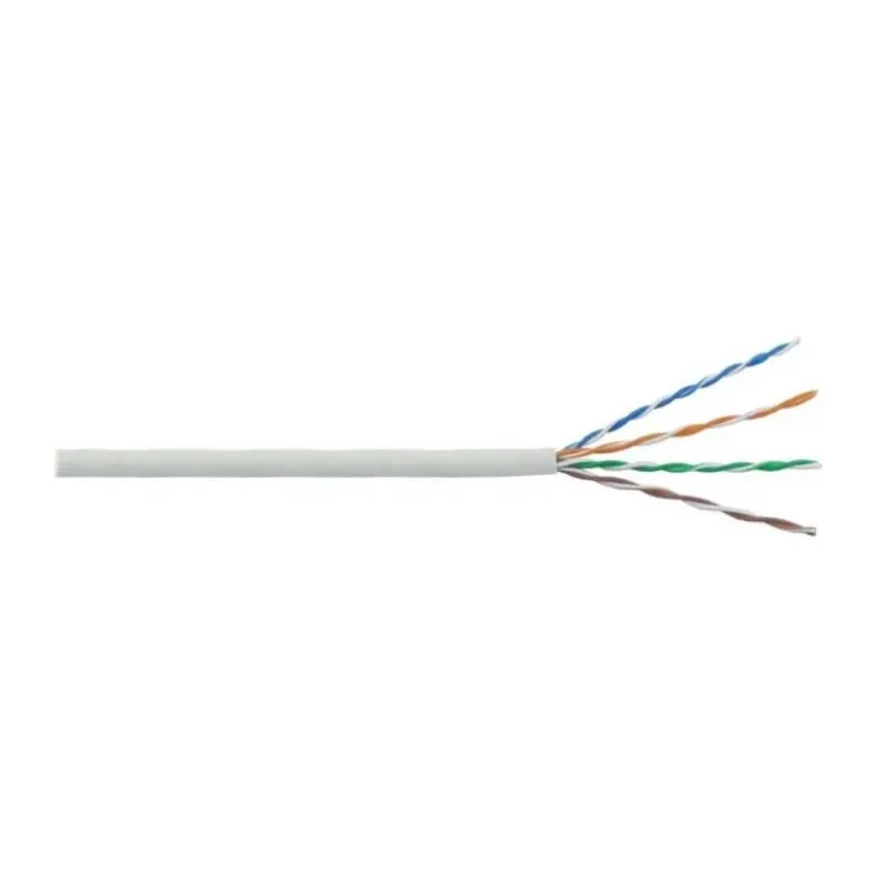 Кабель витая пара Lanmaster NM-FTP5E4PR-CCA кат.5е F/UTP общий экран 4X2X24AWG PVC внутренний 305м серый