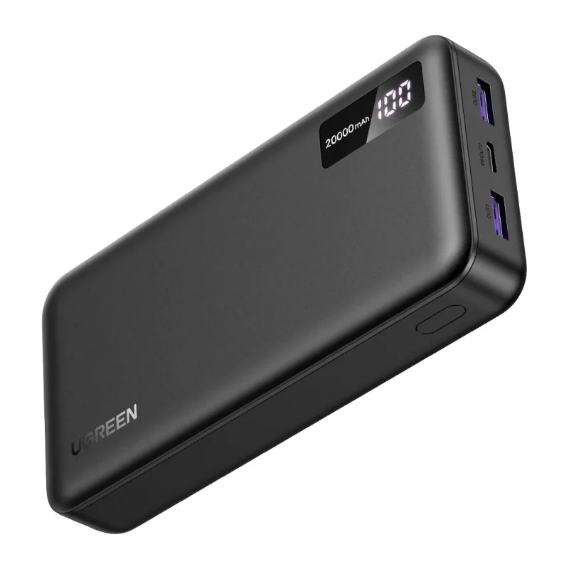 Портативное зарядное устройство Ugreen PB312 Gray (25683)