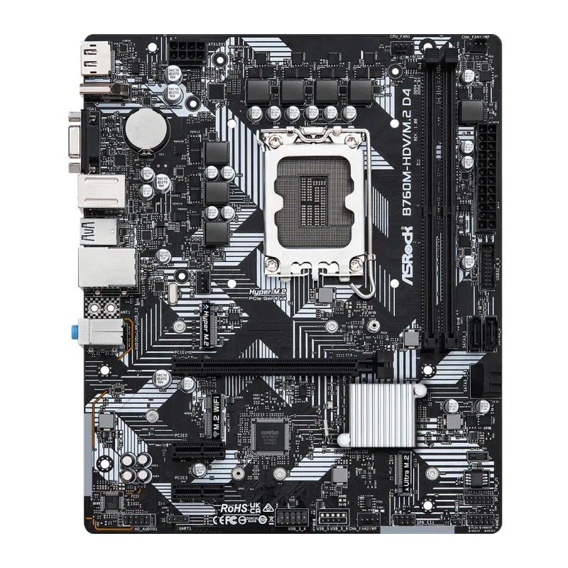 Материнская плата ASRock B760M-HDV/M.2 D4 DDR4