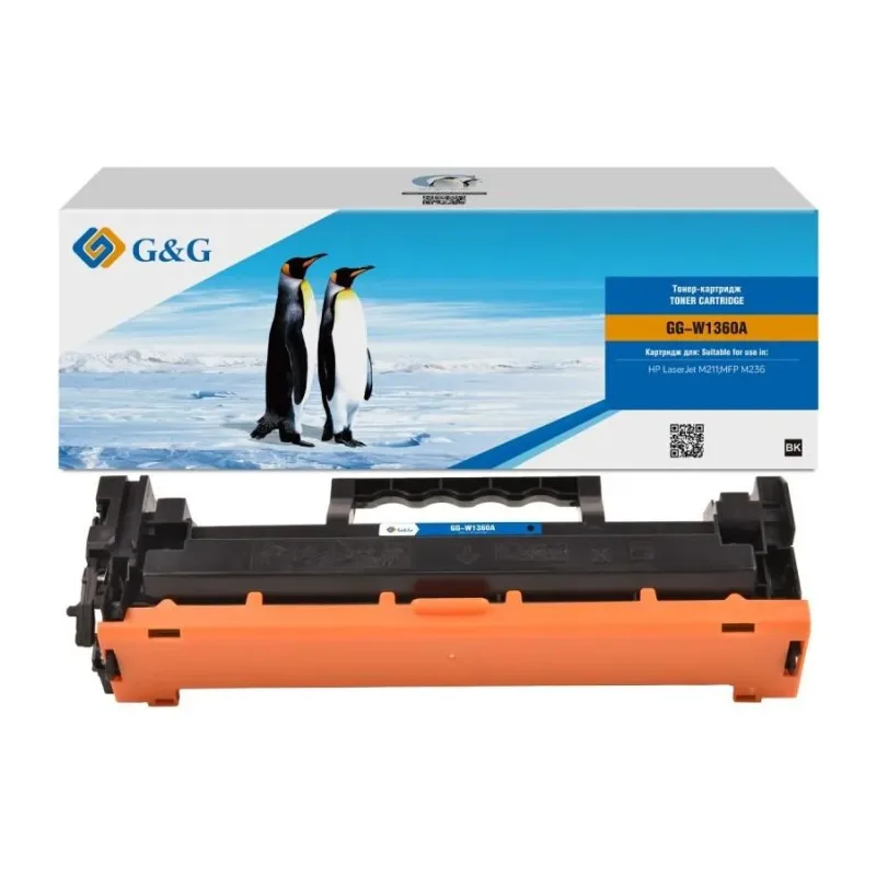 Картридж G&G 136A черный (GG-W1360A)