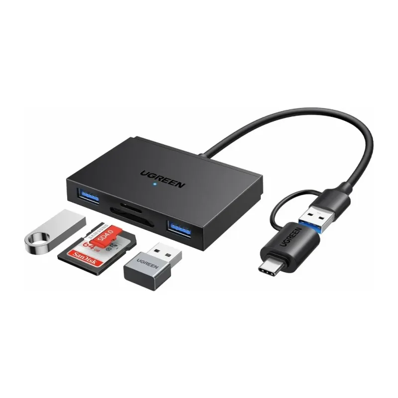 Картридер Ugreen CM812 Black (45167)