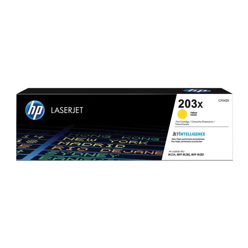 Картридж HP CF542X желтый