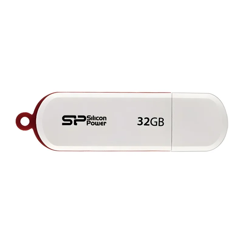 USB Flash-накопитель Silicon-Power LuxMini 320 32GB белый (SP032GBUF2320V1W)