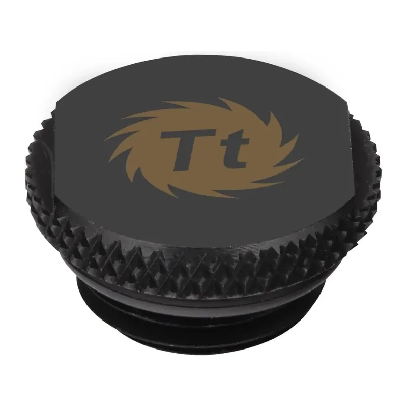 Фитинг-заглушка для систем жидкостного охлаждения Thermaltake Pacific G1/4 Black (CL-W035-CU00BL-A)