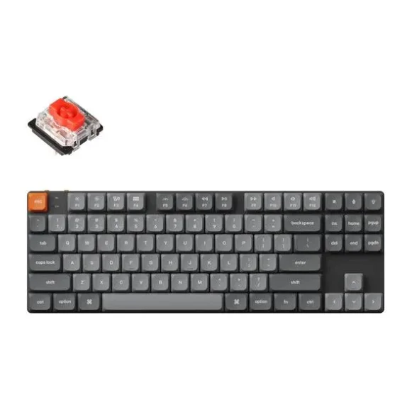 Клавиатура Keychron K1 Max RGB Gateron Low Profile Red 2.0 (K1M-H1-RU)