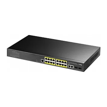 Коммутатор Cudy GS2018PS2-200W (V2.0, L2, 16 x PoE 1Gbit RJ45 + 2 x 1Gbit RJ45+2 x 1Gbit SFP, 200W)