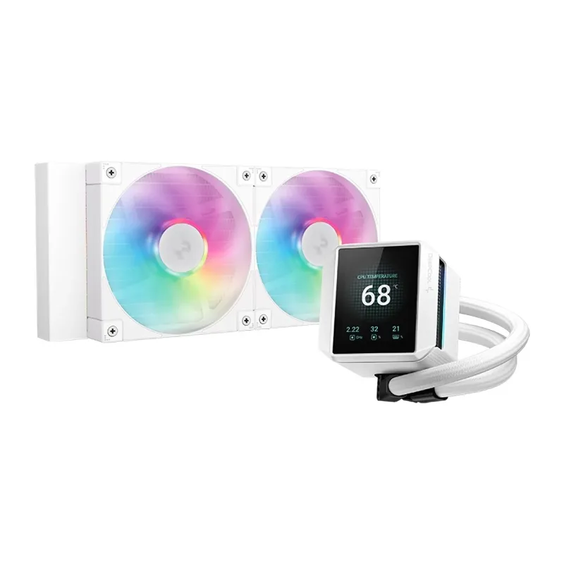 Система жидкостного охлаждения для процессора DeepCool Mystique 240 WH ARGB (R-LX240-WHDSNMCP-G-1)
