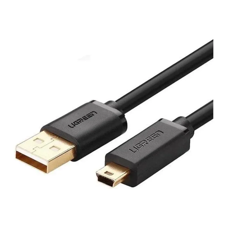 Кабель UGREEN US132-30472 USB 2.0 A Male - Mini 5 Pin Male Black 2m (30472)