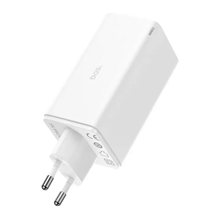 Сетевое зарядное устройство Baseus GaN6 Pro 100W EU Moon White (P10162705212-00)