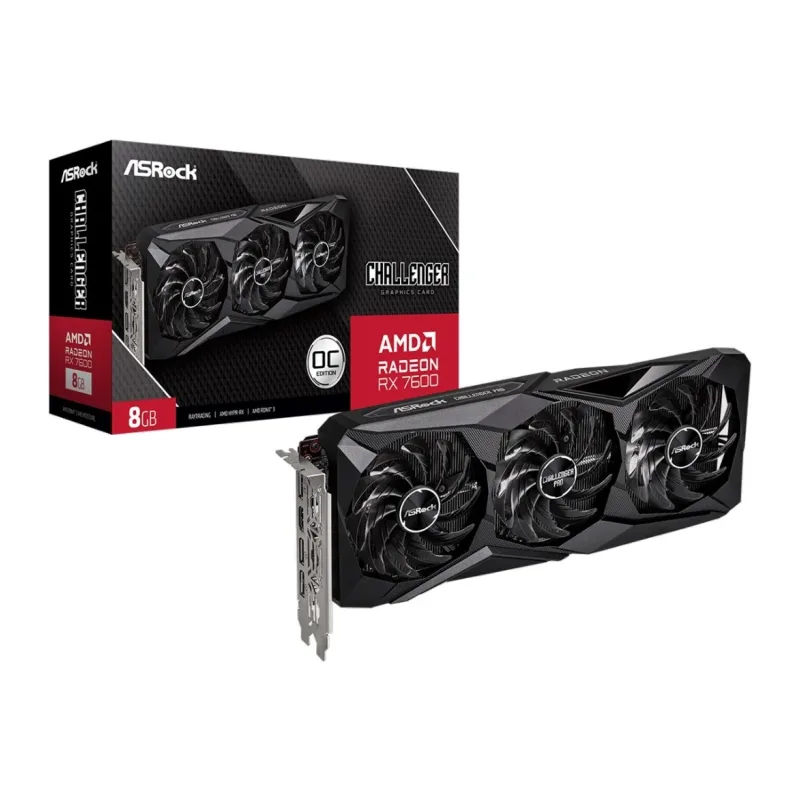 Видеокарта Asrock RX7600 CLP 8GO
