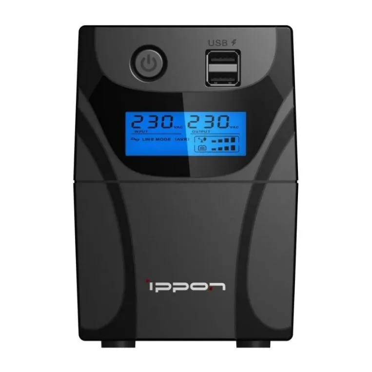 Источник бесперебойного питания Ippon Back Power Pro II Euro 850 черный (1005575)
