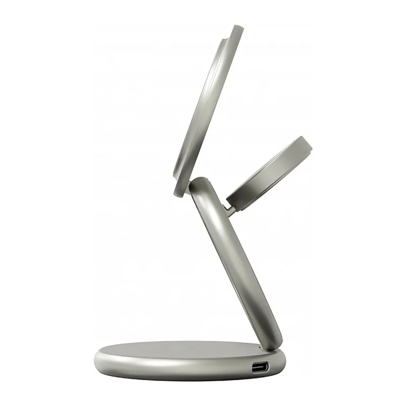 Беспроводное зарядное устройство Magssory Signature Disc Pro 3 в 1 для Apple Titan (WCH073t)