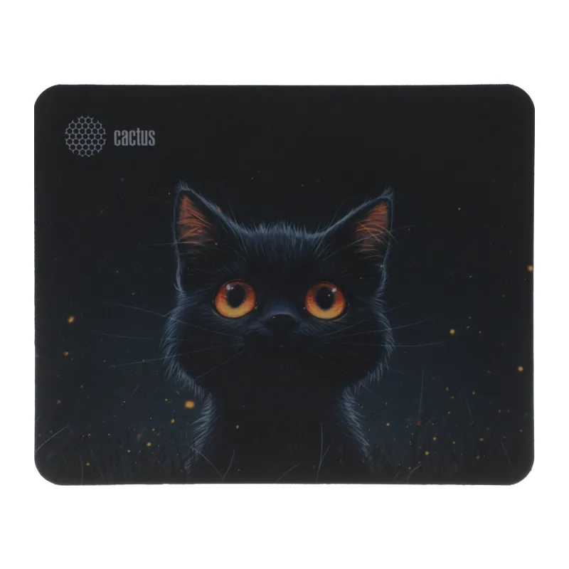 Коврик для мыши Cactus Black Cat (CS-MPC-D09S)
