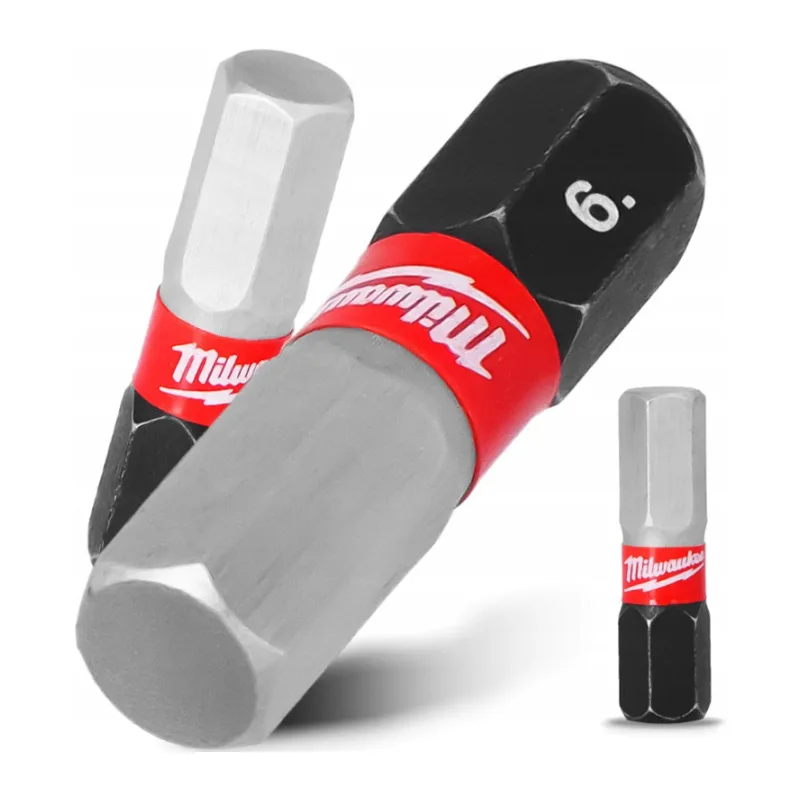 Бита Milwaukee Shockwave Hex6 25мм 3шт (4932500382)