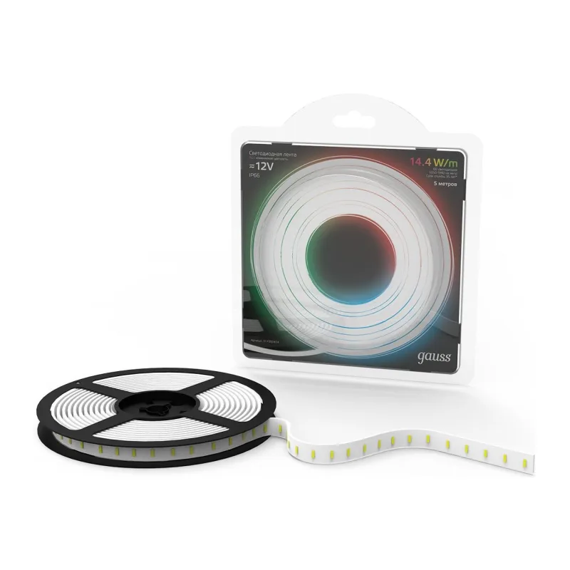 Светодиодная лента Gauss SMD 5м (311000414)