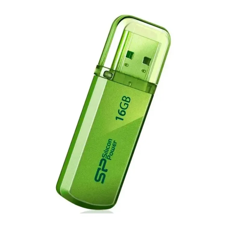 USB Flash-накопитель Silicon-Power Helios 101 16Gb зеленый (SP016GBUF2101V1N)