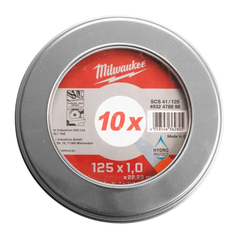 Диск отрезной Milwaukee PRO+ SCS41 125x1 10шт (4932478998)