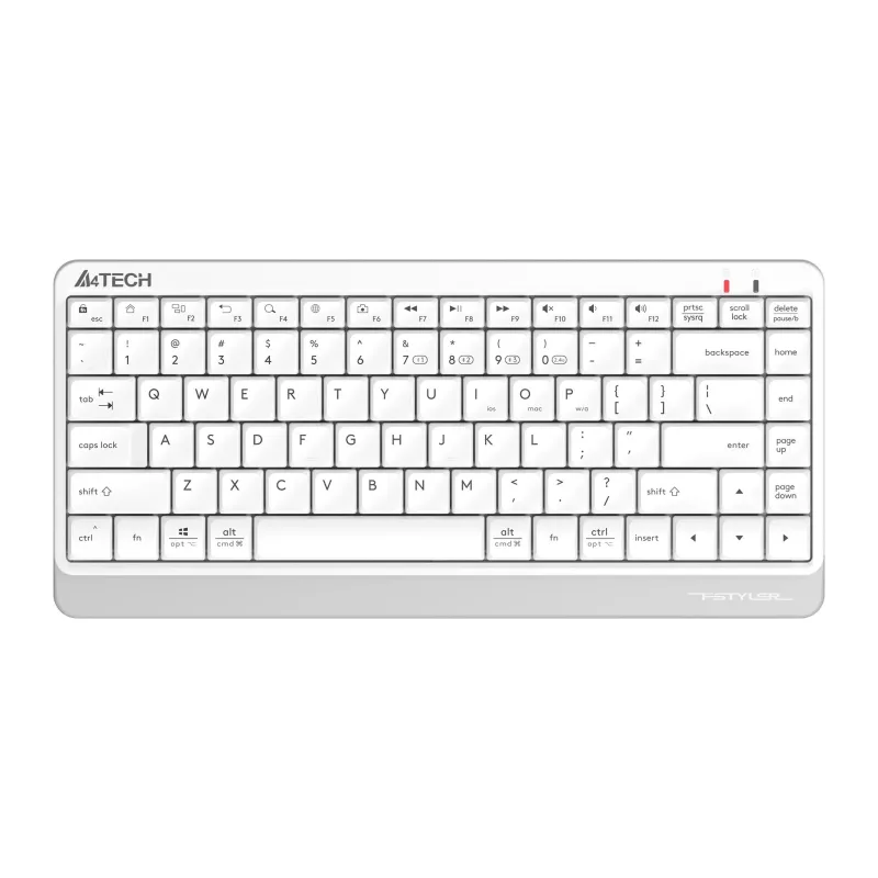 Клавиатура A4Tech Fstyler белый (FBK11)