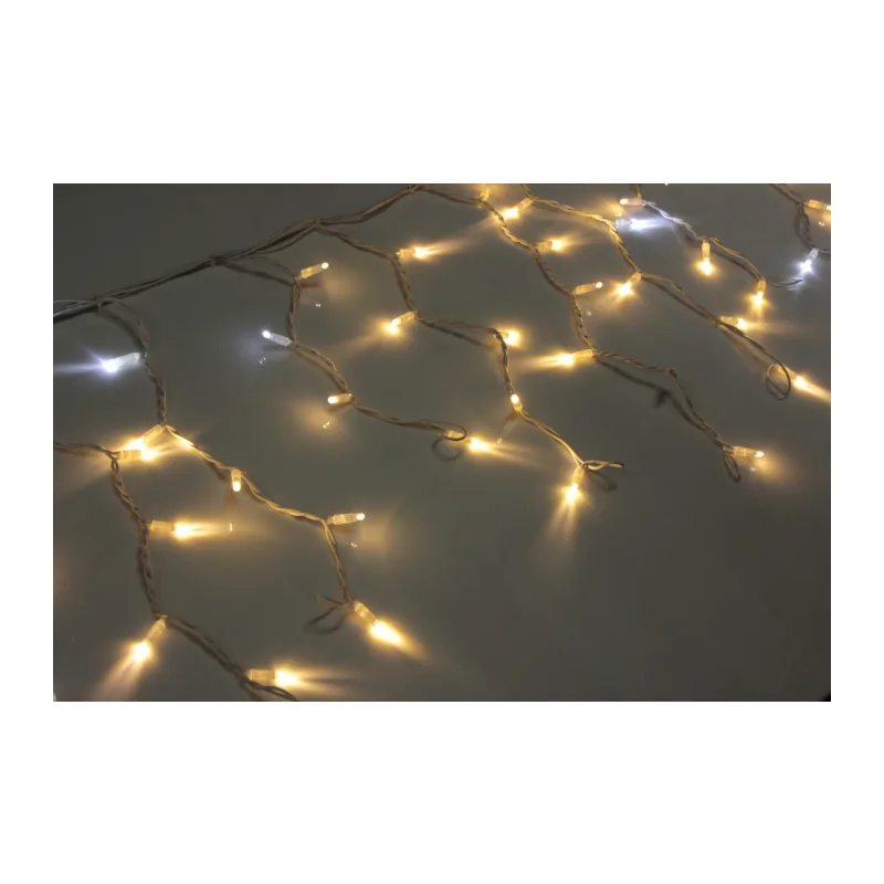Светодиодная гирлянда ULED Бахрома (ULED-LG-90-220V-(W-F-WW/W))