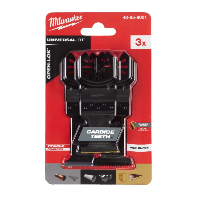Набор полотен для мультитула Milwaukee OMT OL Set WM 3 шт (48859001)